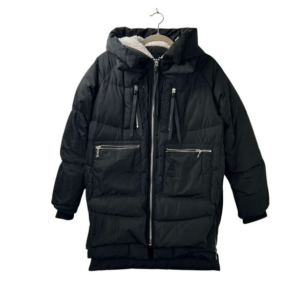 Orolay Women's Small Thickened Down Jacket Black Puffer Parka Winter Coat - Picture 9 of 16